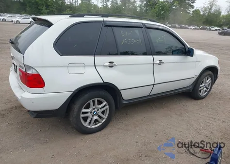 2006 BMW X5 3.0I z USA, uszkodzony, nr VIN 5UXFA13556LY46280